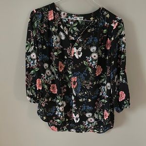 3/4 length sleeve blouse